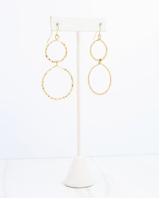 Amelia Drop Earring Gold