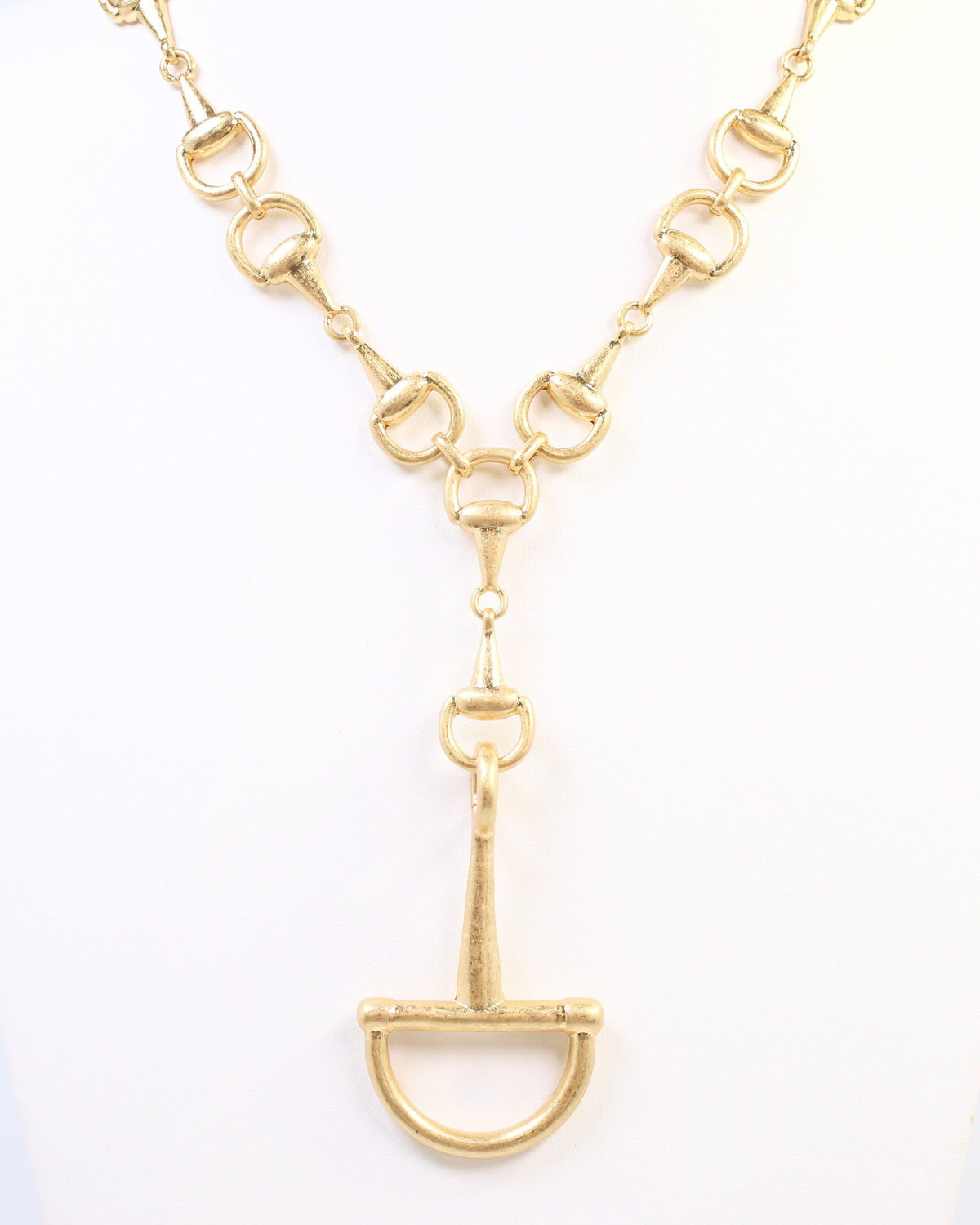 Bay Oaks Horsebit Pendant Necklace WRVG