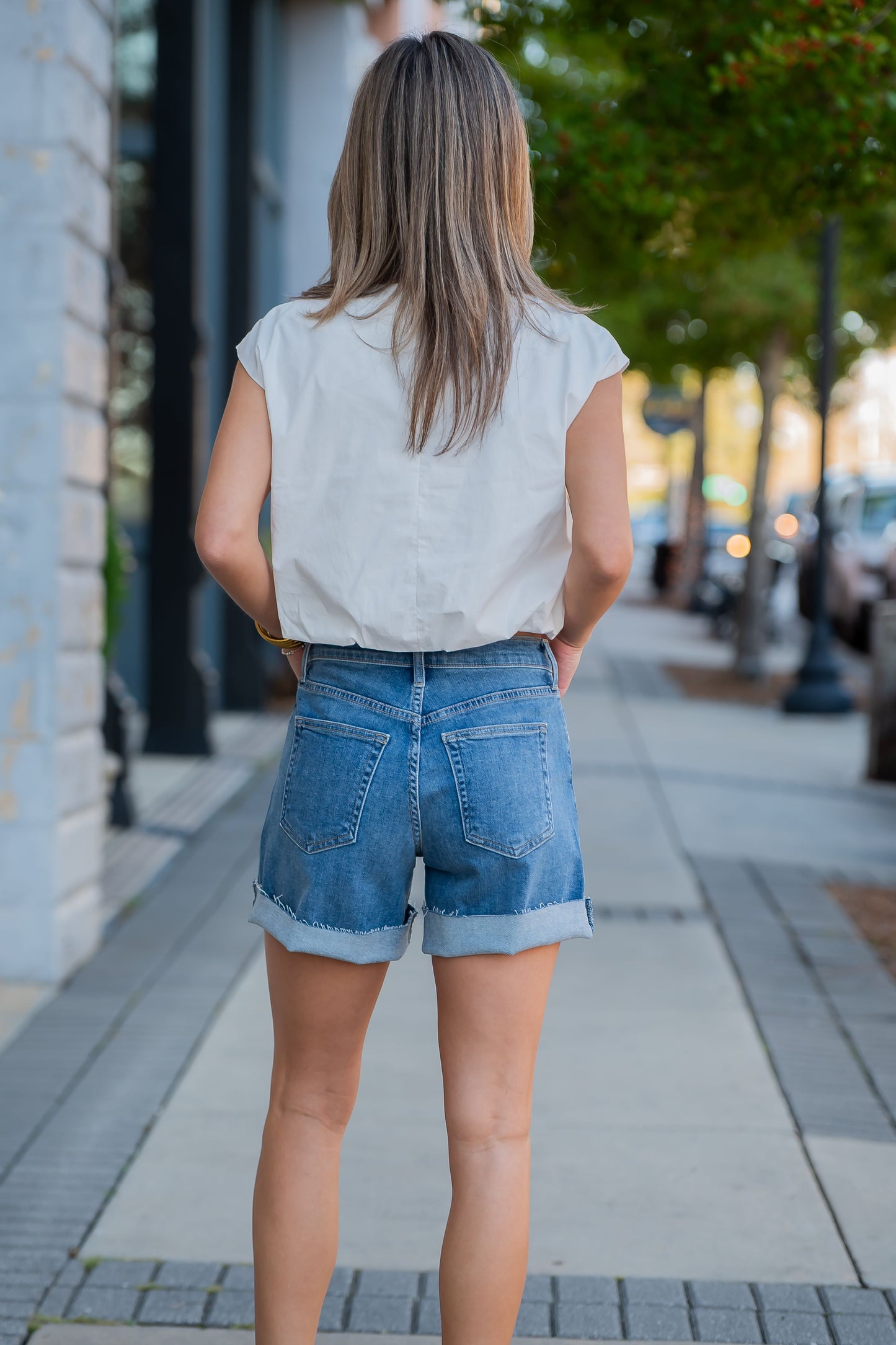 Just Black Mom Shorts