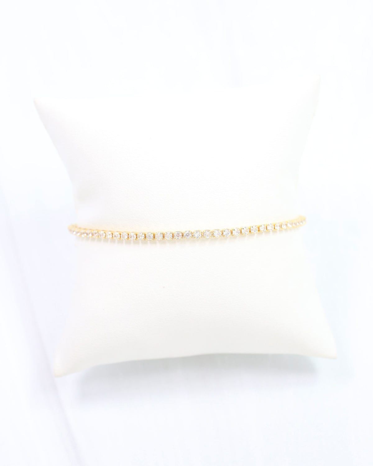 Luna Delicate CZ Tennis Bracelet WR Gold