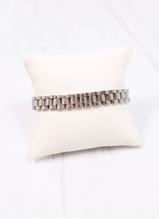 Landrienne Link Bracelet SILVER - Caroline Hill