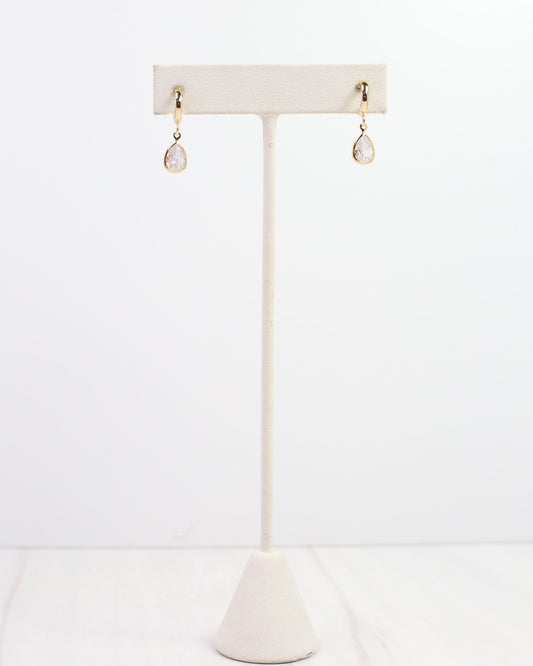 Calvert Hoop with Charm Gold