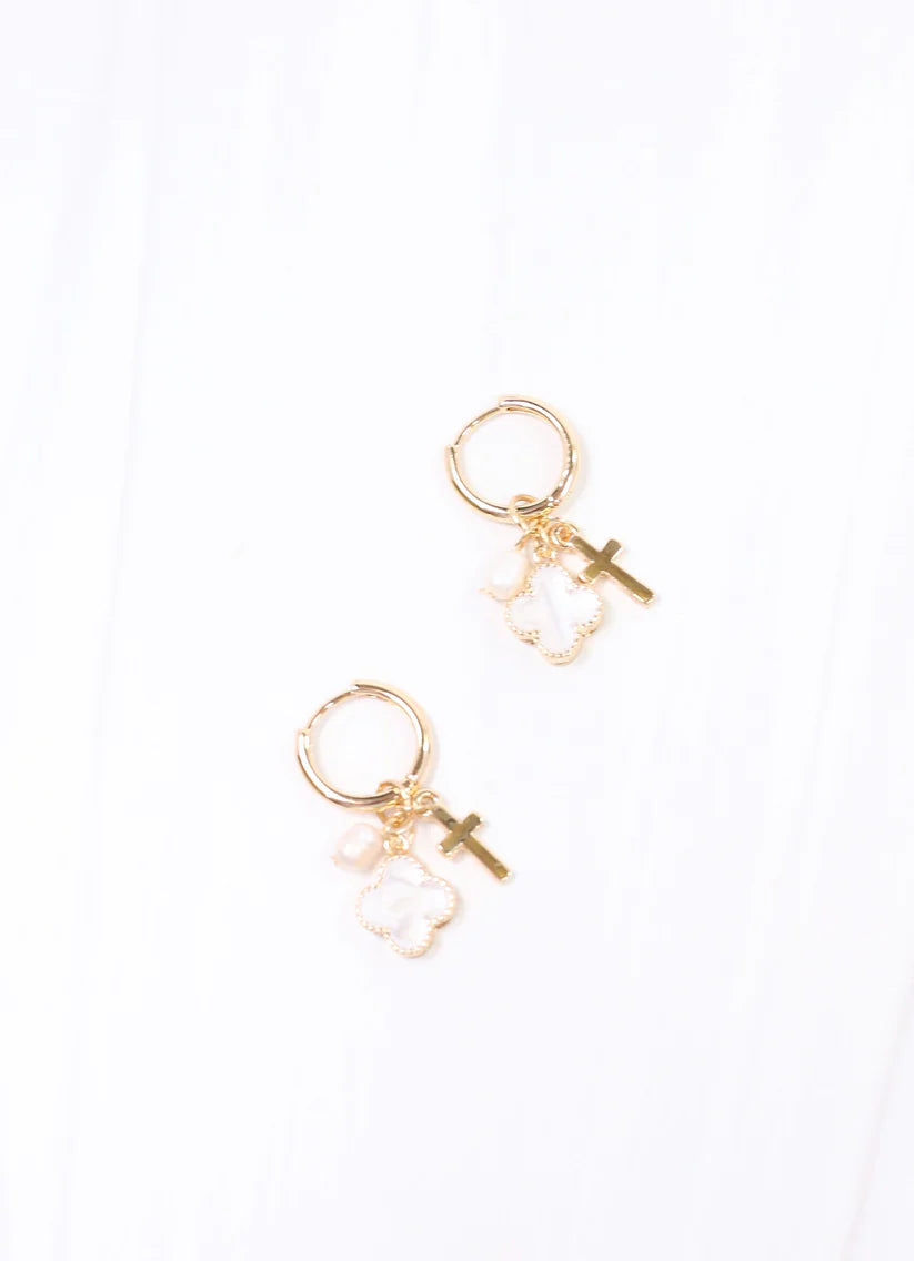 Riccoli Charm Earring Gold