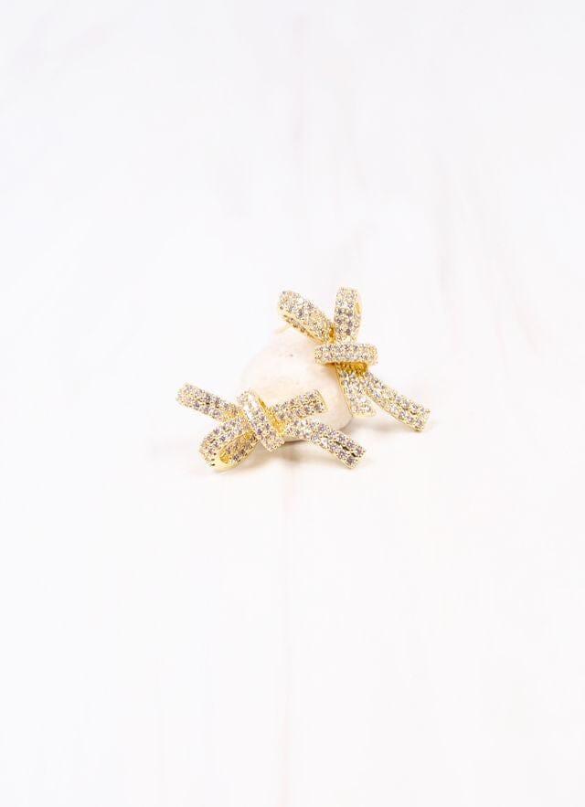 Lovitz CZ Earring GOLD - Caroline Hill