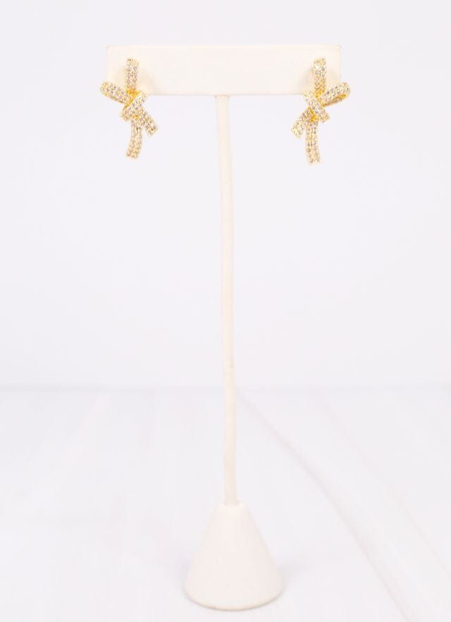 Lovitz CZ Earring GOLD - Caroline Hill