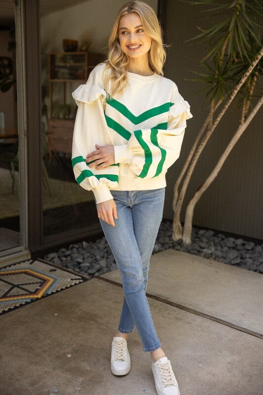 Lucky Day Cream Sweatshirt - Caroline Hill