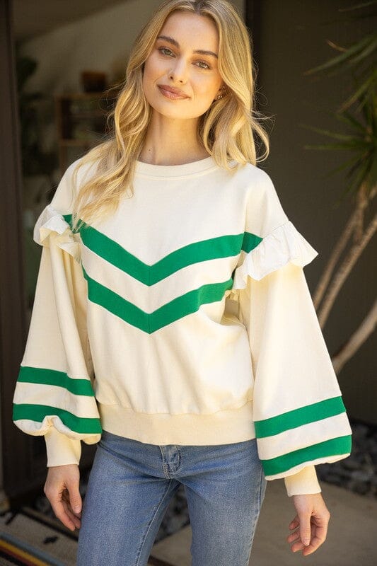 Lucky Day Cream Sweatshirt - Caroline Hill