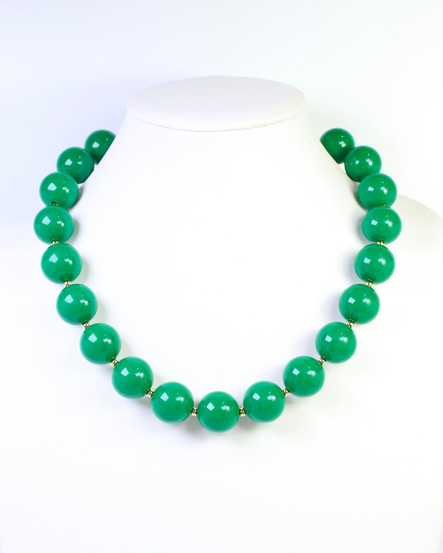 Megan Beaded Necklace Green
