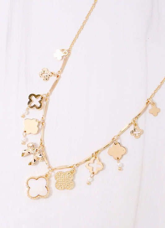 Akira Charms Necklace GOLD