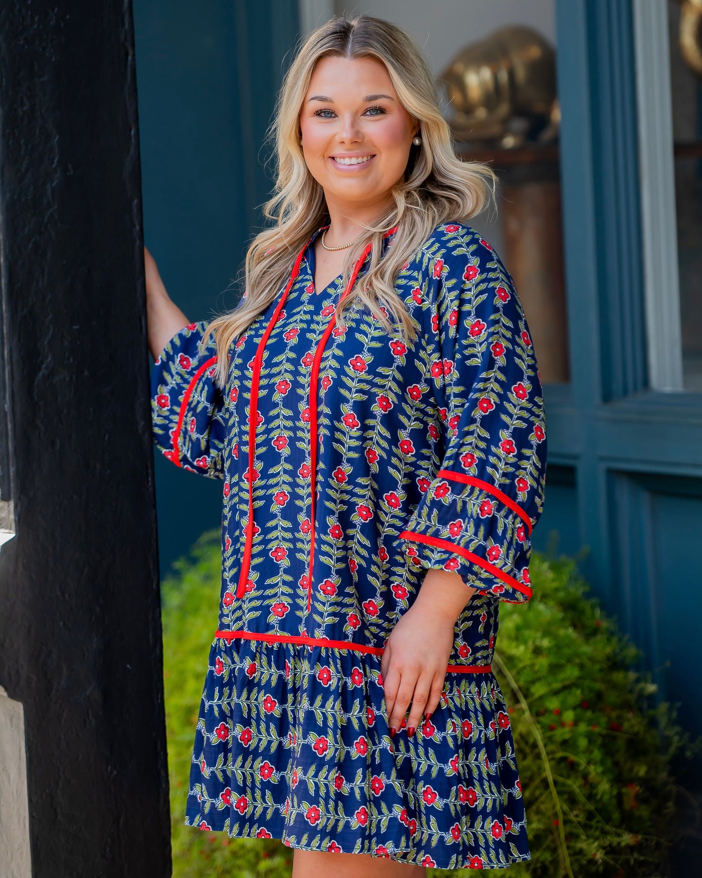 Jamestown Floral Print Dress