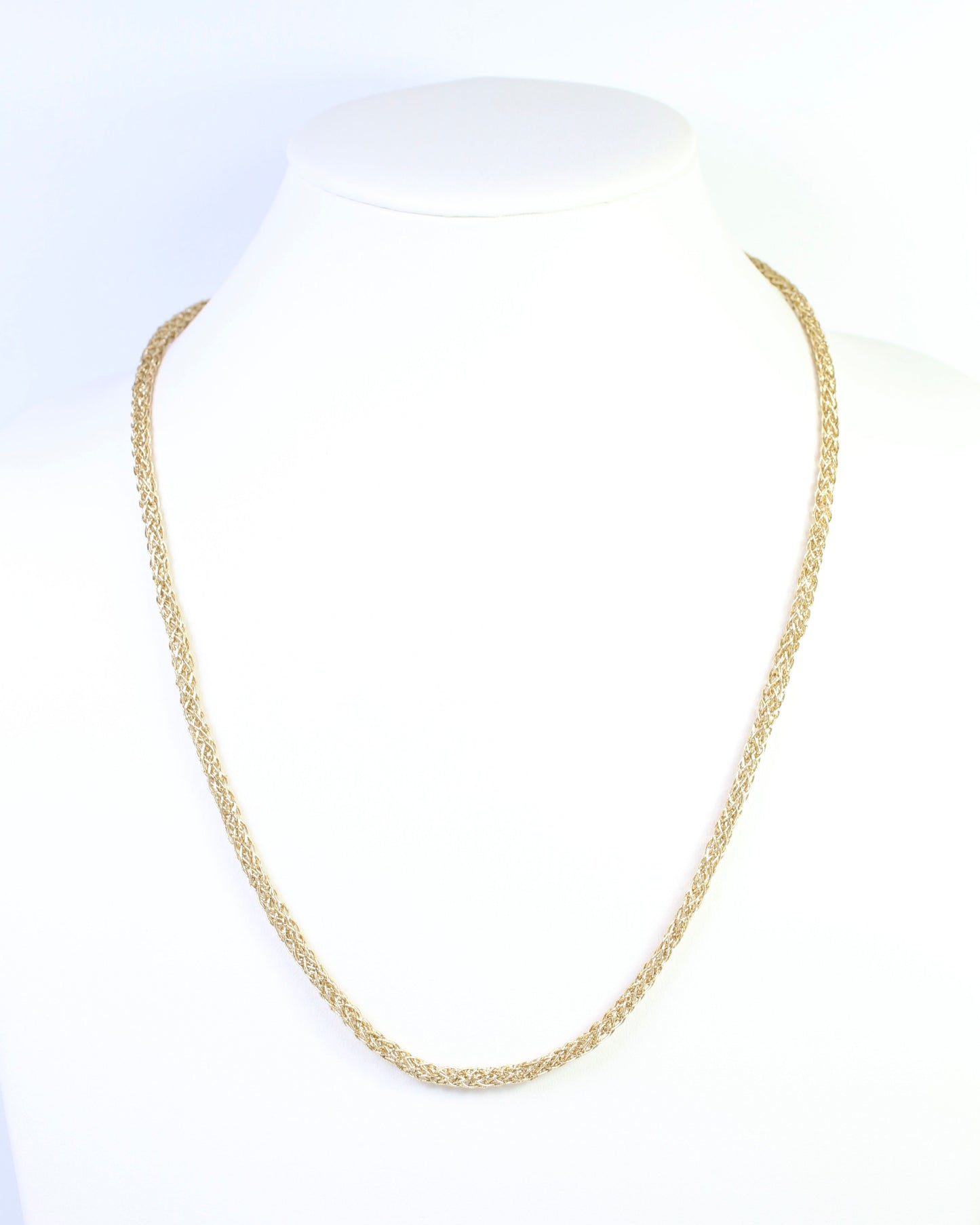 Cameron Woven Cord Necklace Gold