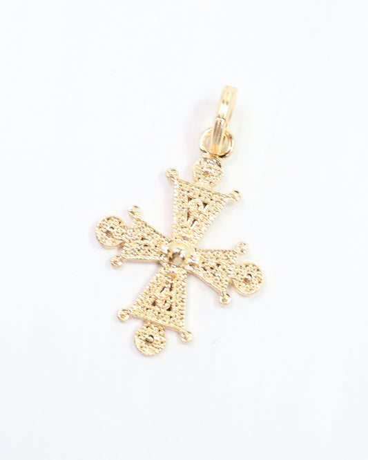 Wagner Cross Charm Gold