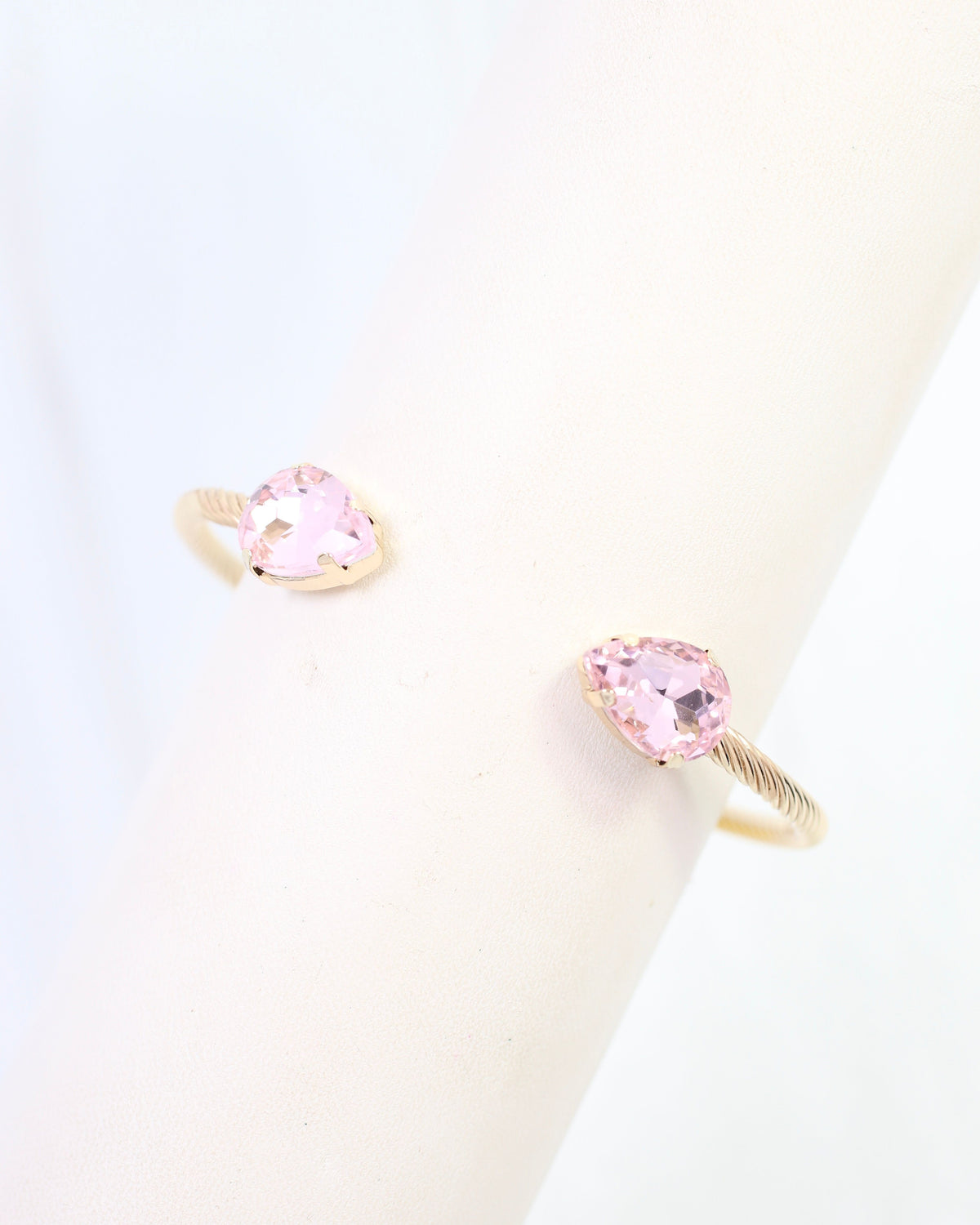 Cobb Crystal Bangle Bracelet WR Pink