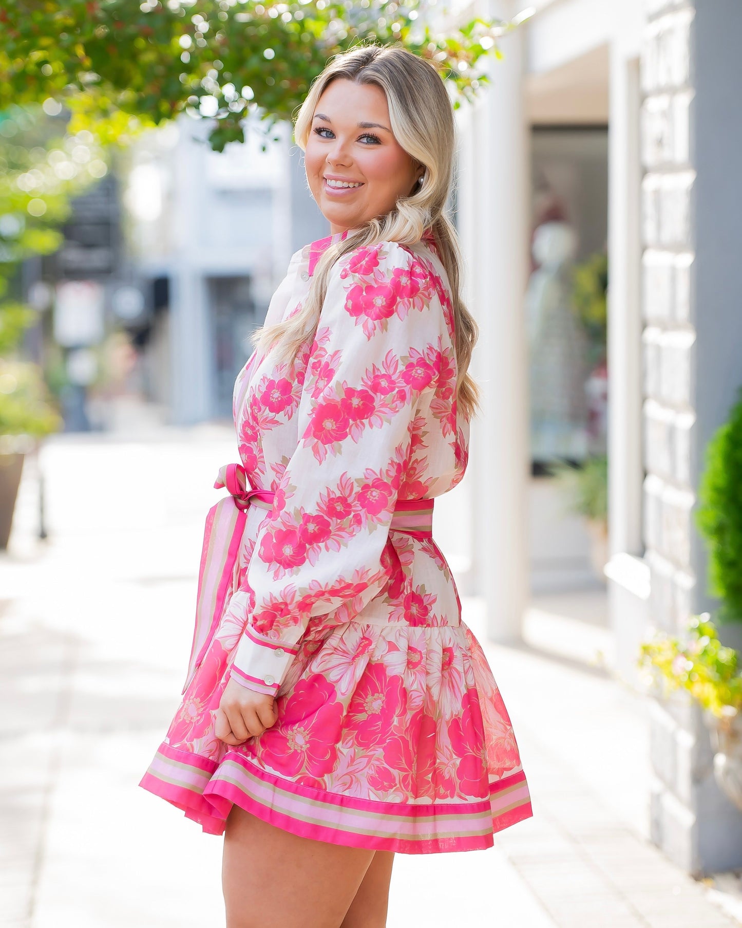 Burke Button Down Floral Dress