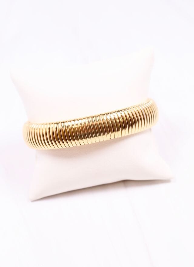 Mabel Metal Bracelet GOLD - Caroline Hill