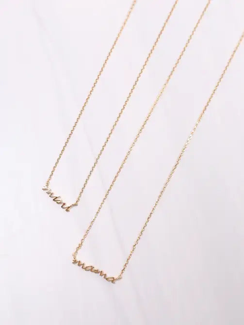 Mama & Mini Necklace Set GOLD - Caroline Hill