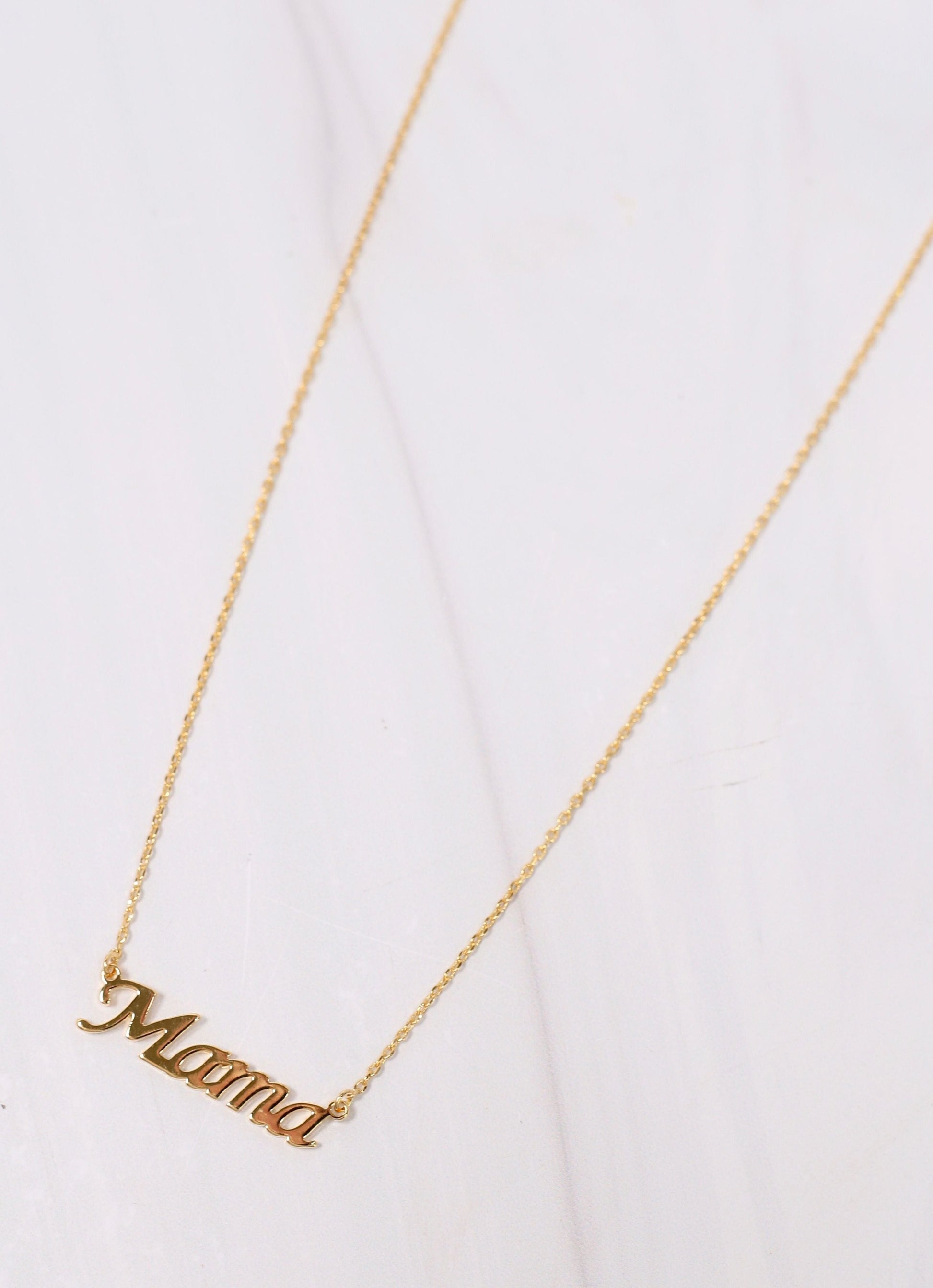 Mama Necklace GOLD - Caroline Hill