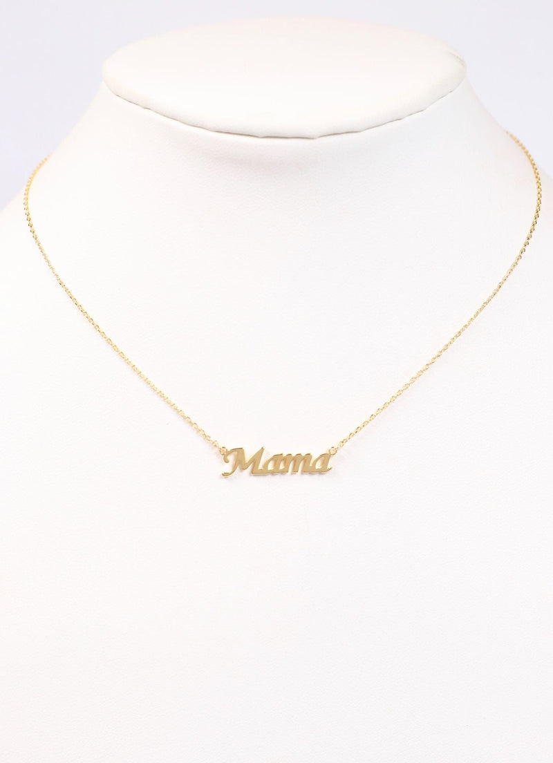 Mama Necklace GOLD - Caroline Hill