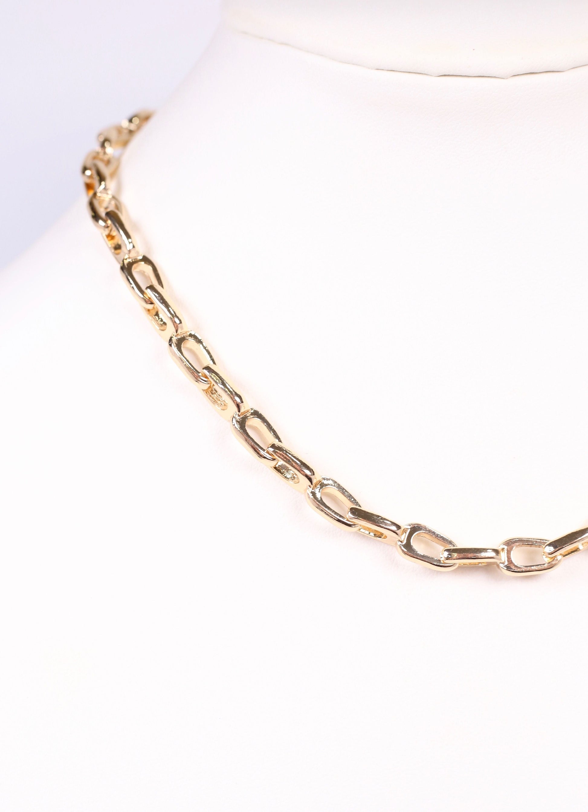 Milner Link Necklace GOLD - Caroline Hill