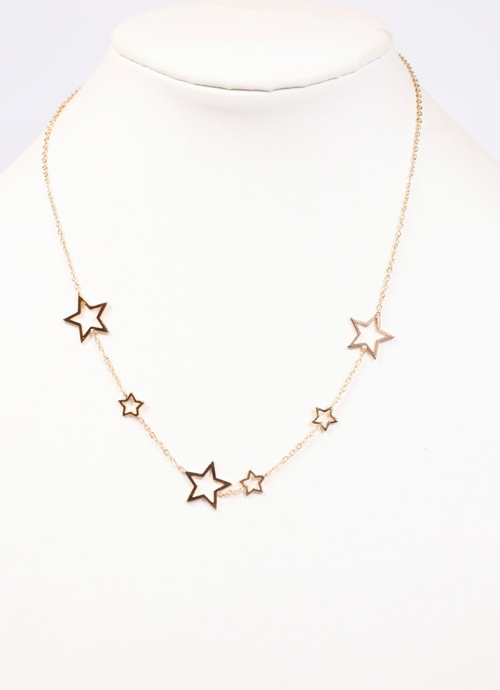 Minota Star Necklace GOLD - Caroline Hill