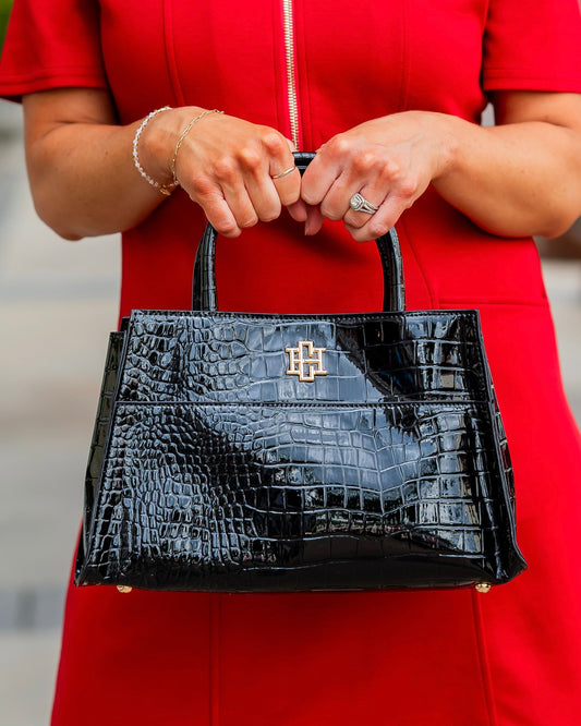 McKenzie Bag Black Patent EC