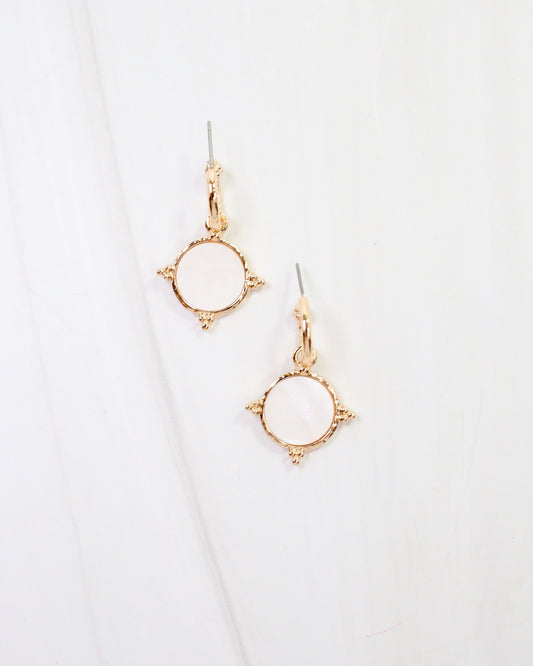 Carlin Dangle Earring Mother Of Pearl