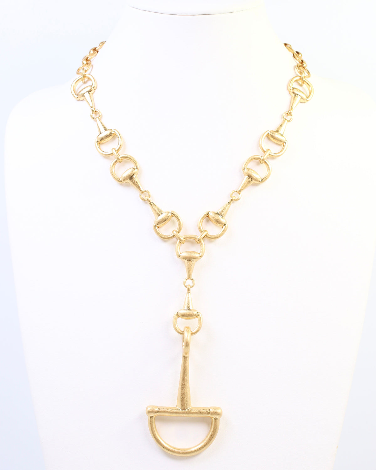 Bay Oaks Horsebit Pendant Necklace WRVG
