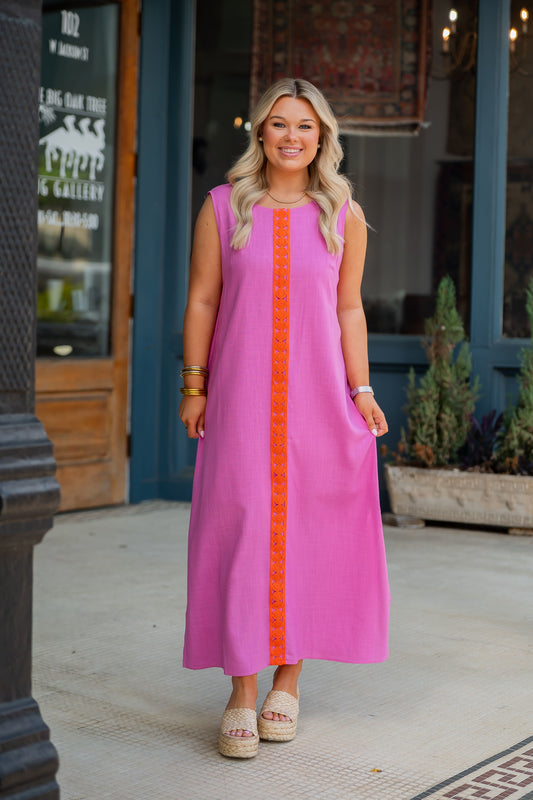 Josephine Linen Maxi Dress