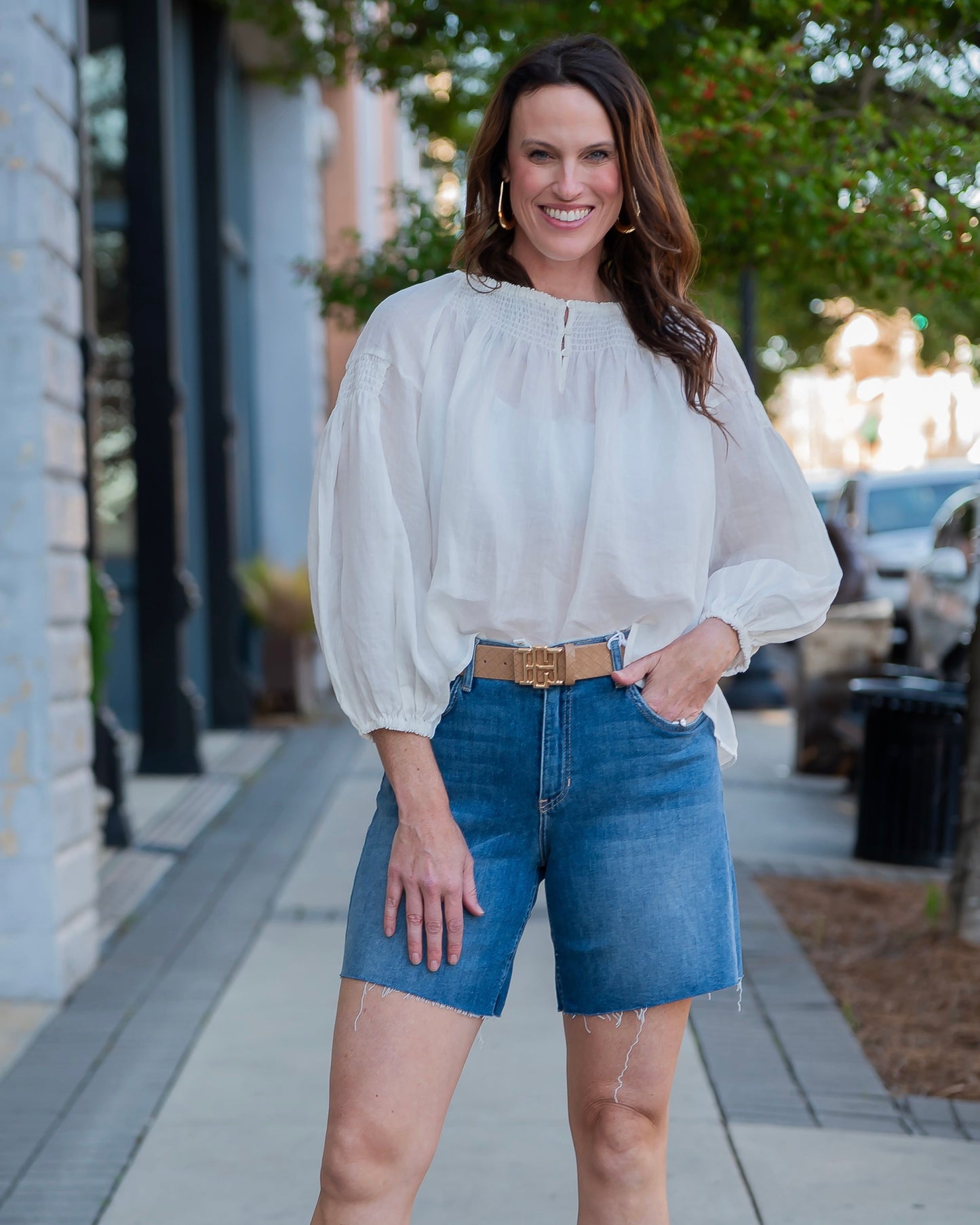 Just Black Mom Shorts