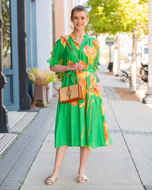 Ella Boho V-Neck Maxi Dress