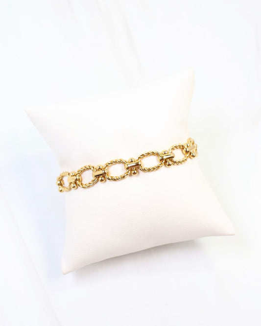 Kingston Twisted Link Bracelet WP Gold