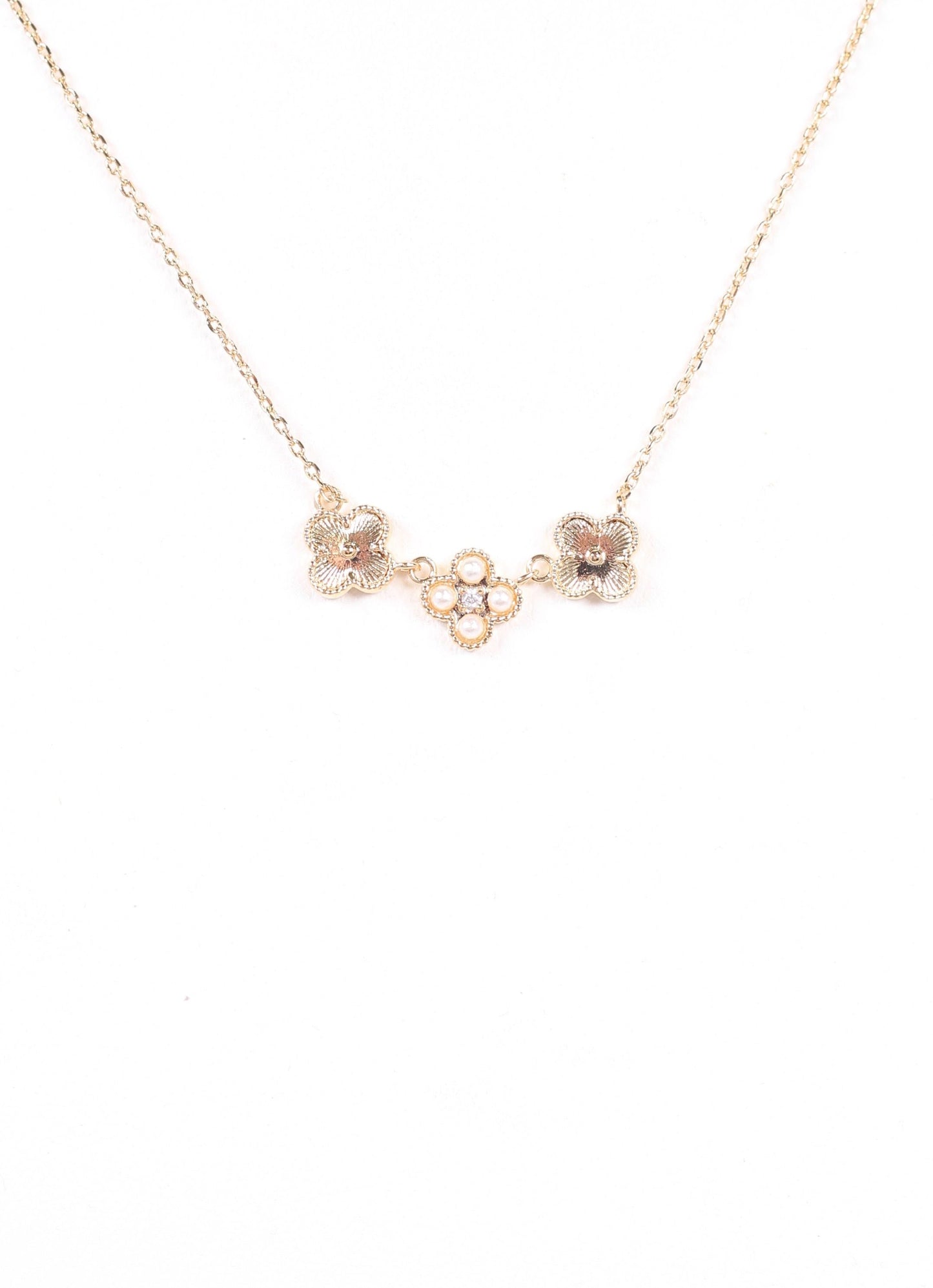 Handleson Clover Necklace GOLD