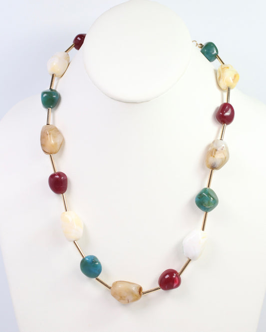 Burbank Stone Necklace Natural Multi