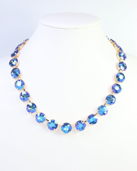 Fairchild Rhinestone Necklace Blue AB