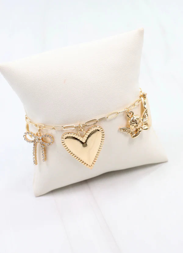 McKay Charm Bracelet Gold