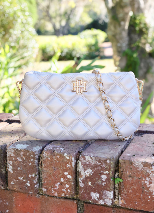 Livi Crossbody Pearl Quilted DQ