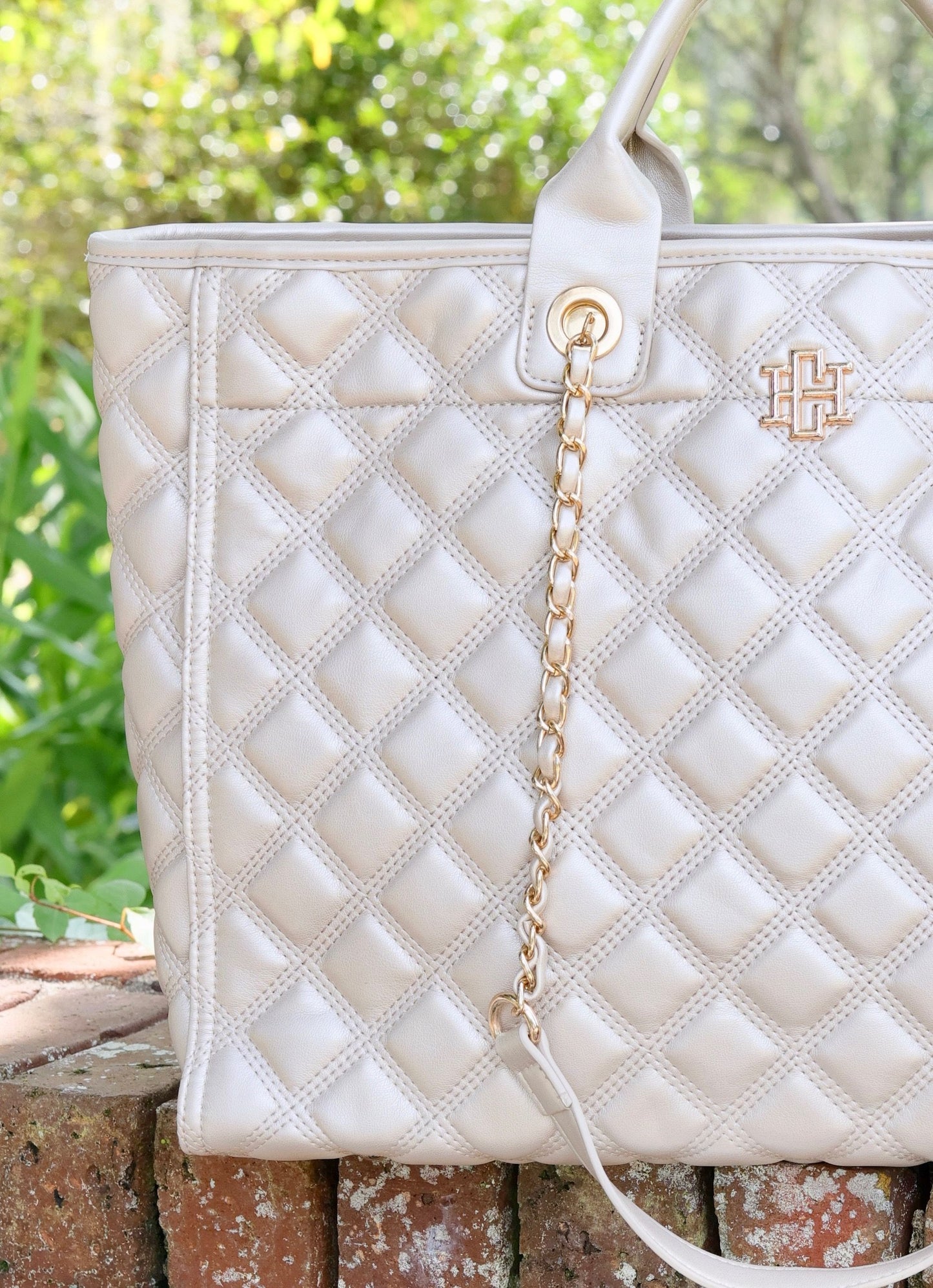 Melissa Tote Bag Pearl Quilted DQ