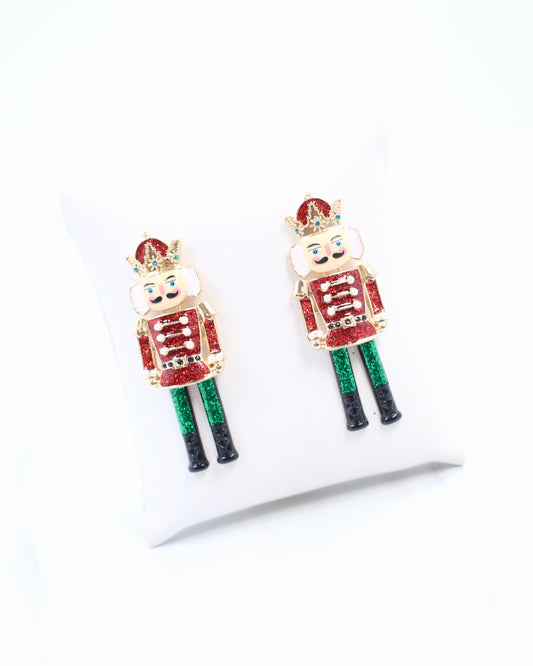 Nutcracker Waltz Earring Red