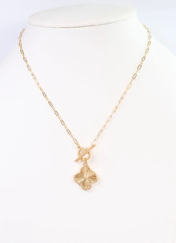 Jamal Clover Necklace GOLD