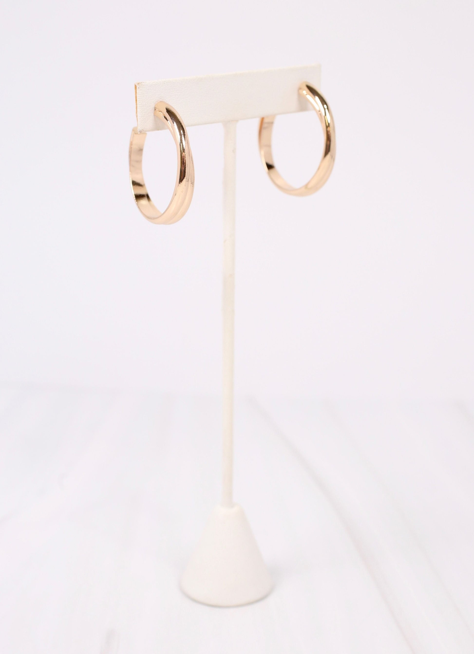 Pablo Hoop Earring SHINY GOLD - Caroline Hill