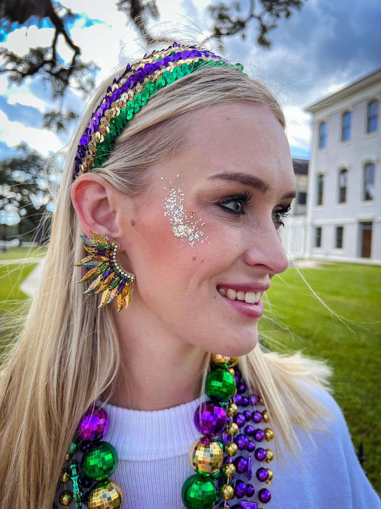 Parade Queen Sequin Headband MULTI - Caroline Hill