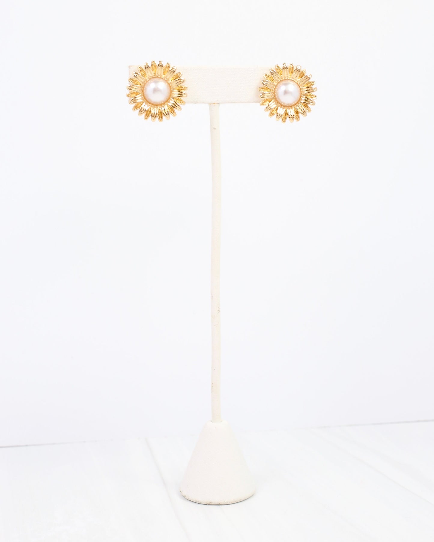 Fiona Pearl Earring WR Gold