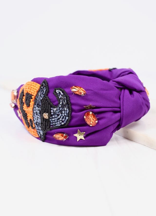 Put a Spell on You Headband PURPLE - Caroline Hill