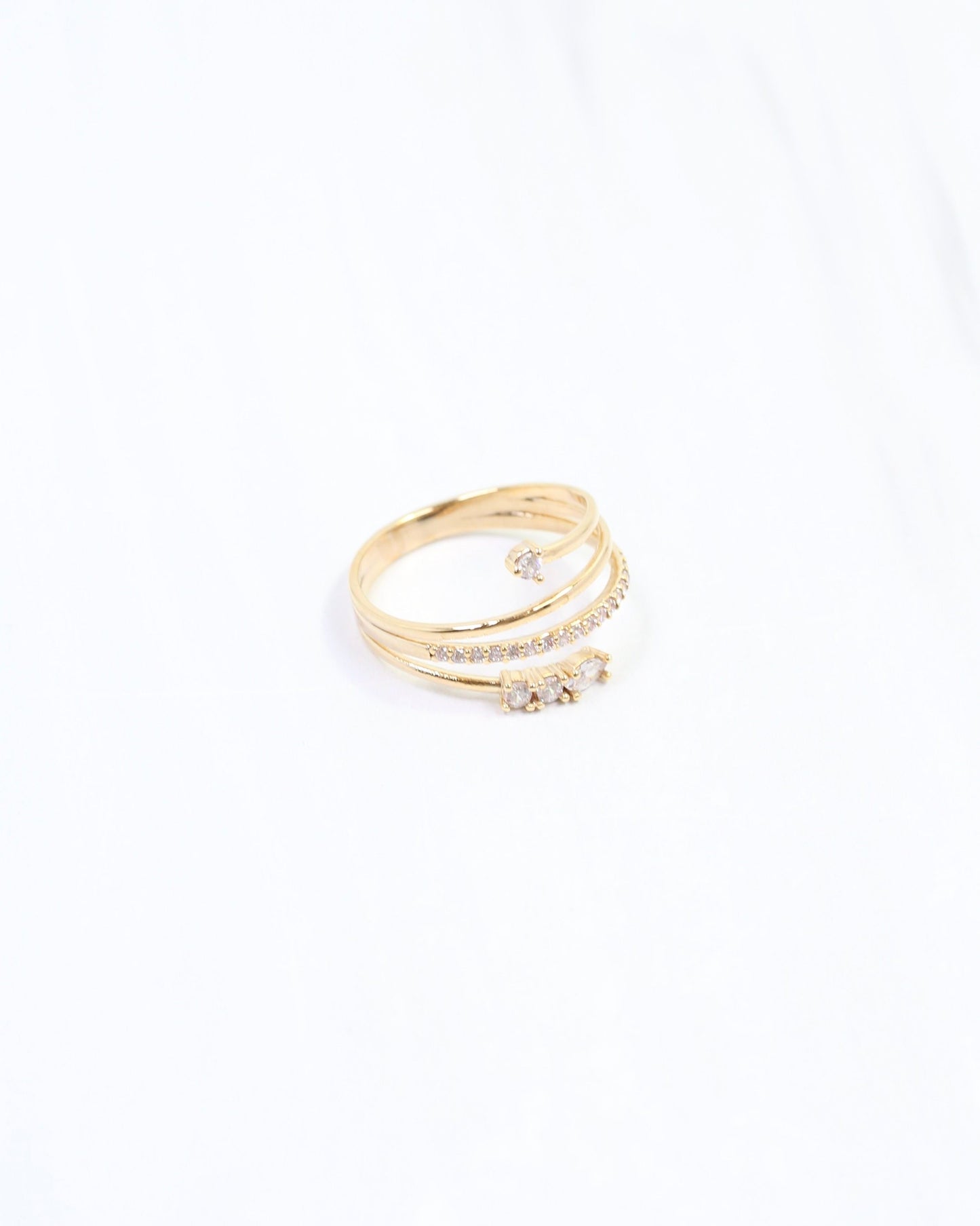 Odel CZ Ring WR Gold