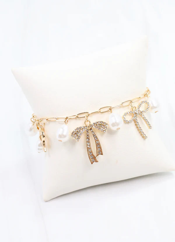 Hayley Charm Bracelet Gold