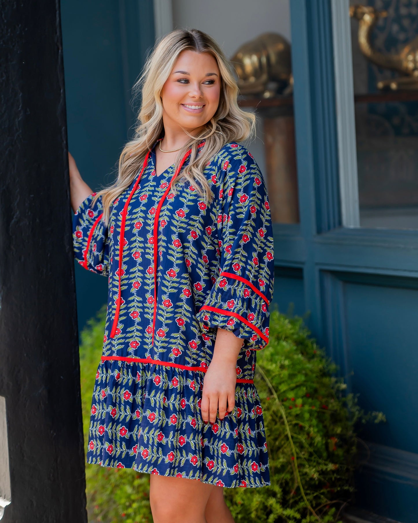 Jamestown Floral Print Dress