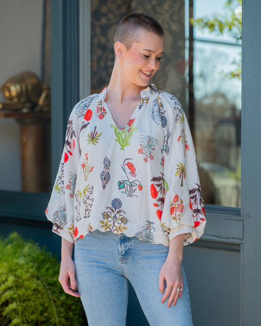 Rigsby Floral Print Top