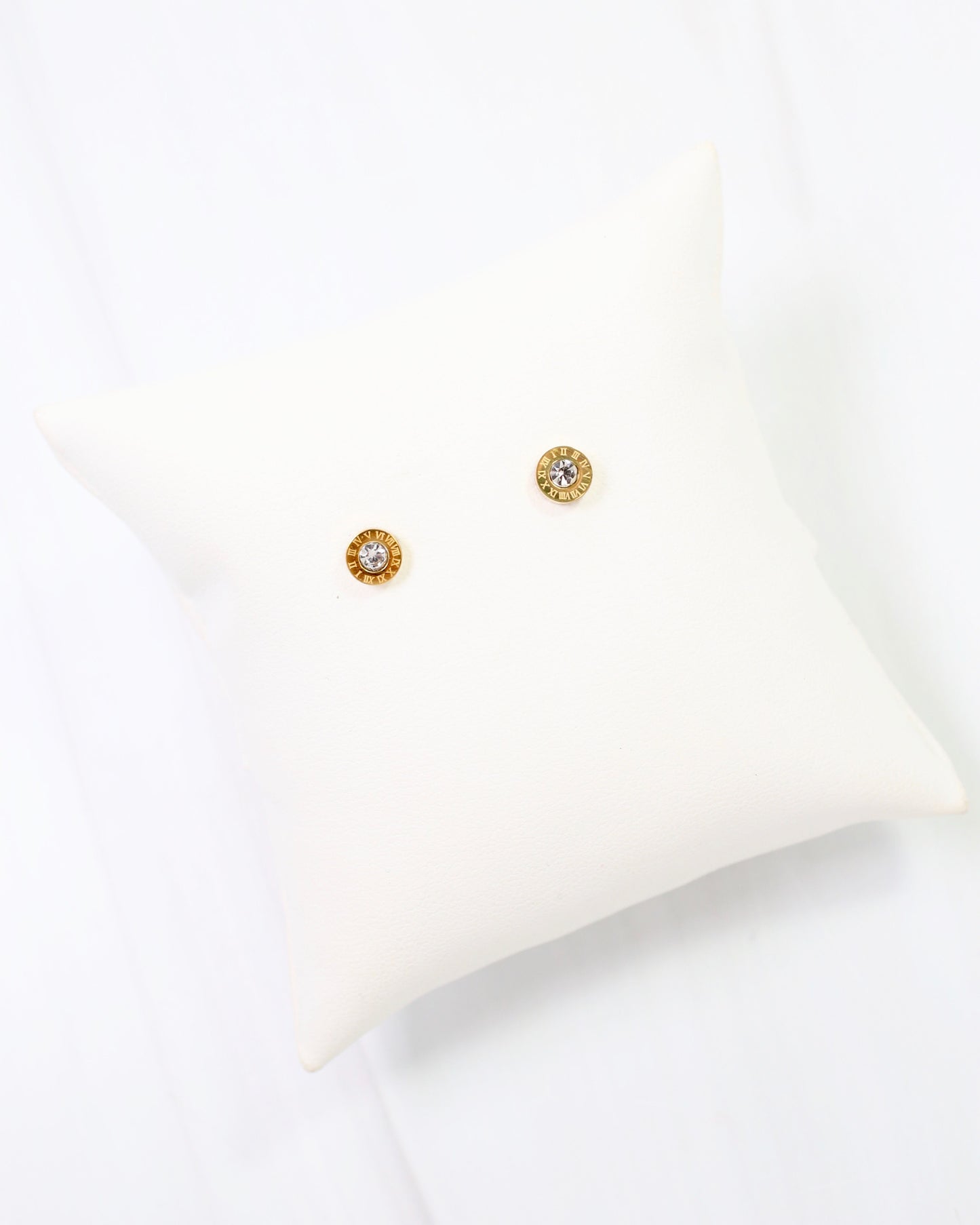 Remmy Roman Numeral Stud Earring Gold