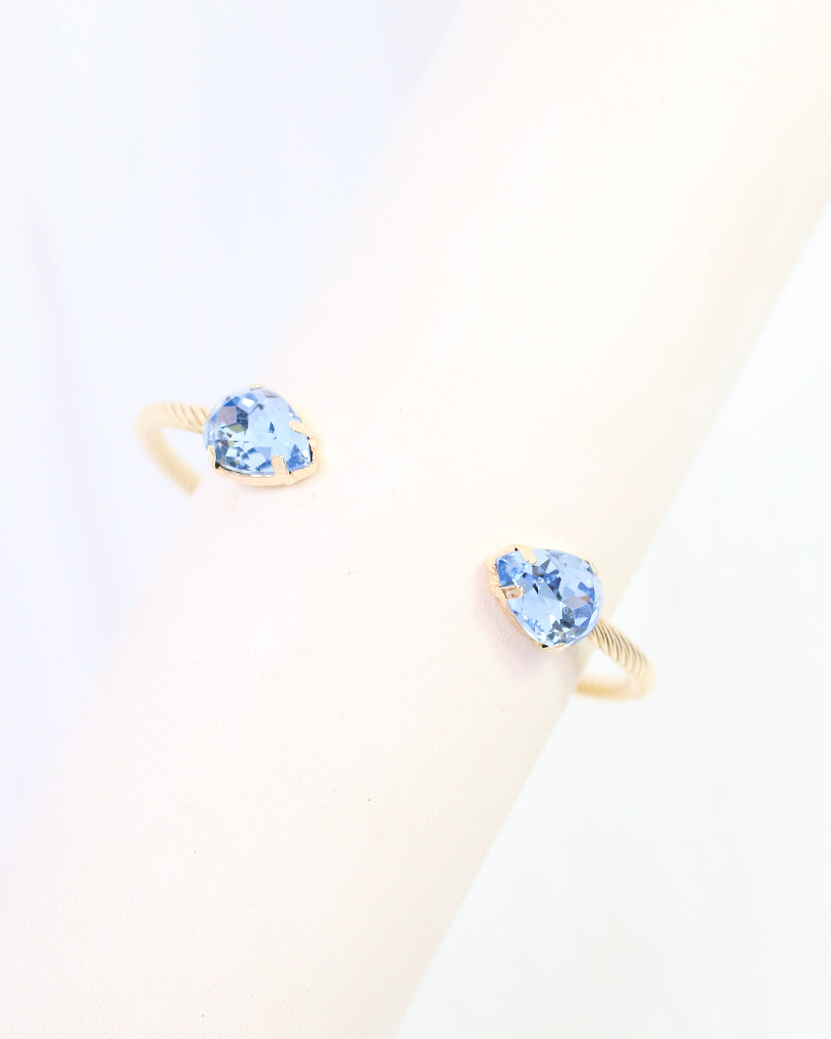 Cobb Crystal Bangle Bracelet WR Blue