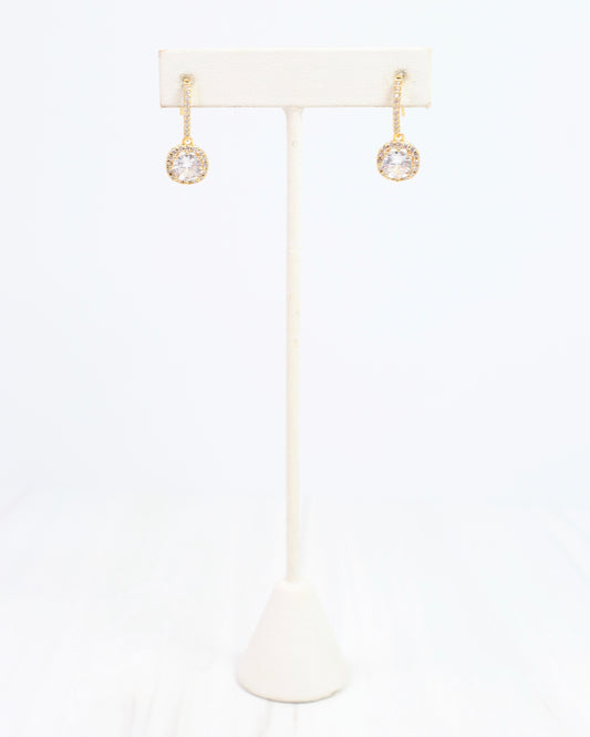 Frederika Fish Hook Earring Gold
